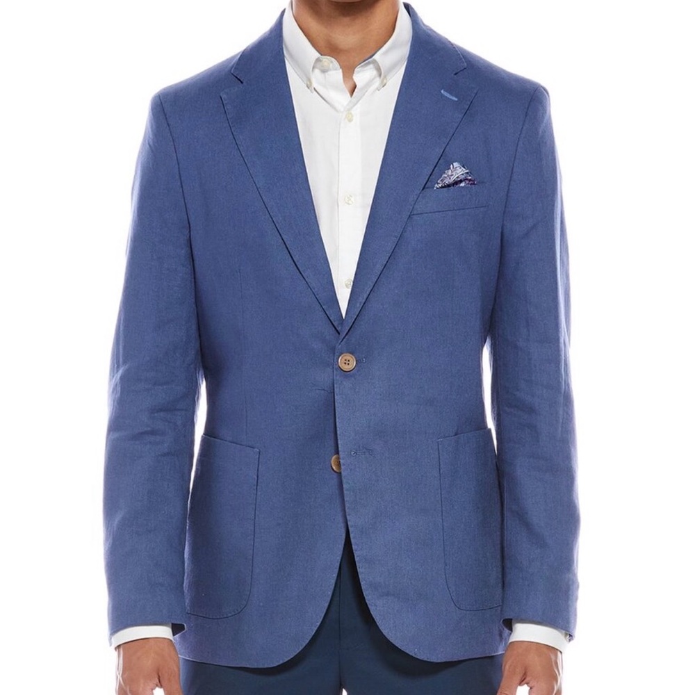 TailorByrd Collection Blue Sport Coat Blazer Men’s 46R